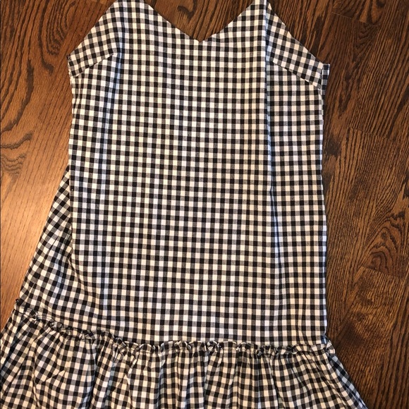 Gingham ruffled dress - Picture 2 of 3